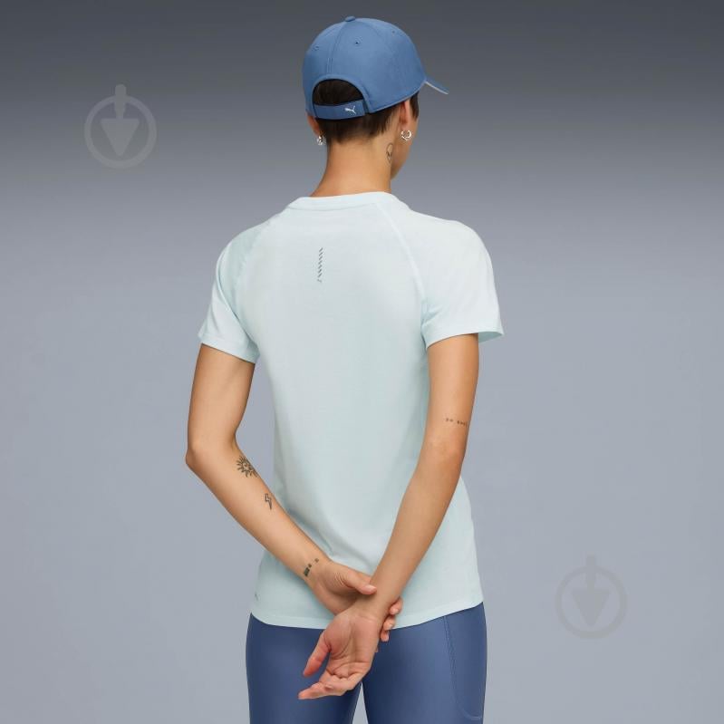 Футболка Puma RUN VELOCITY TEE (TRI-BLEND) 52658099 р.M синий - фото 2
