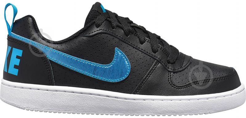 Кроссовки для мальчиков Nike COURT BOROUGH LOEP (GS) BV0745-001 р.38 черные - фото 1