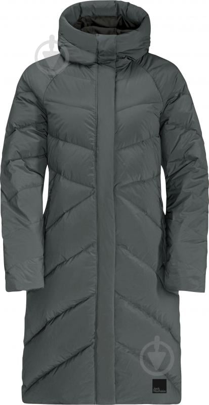 Пальто жіноче зимове Jack Wolfskin MARIENPLATZ COAT W 1206971_4136 р.L зелене - фото 7