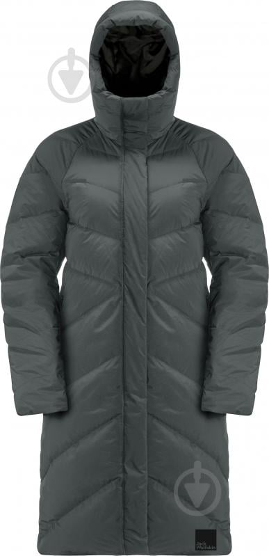 Пальто жіноче зимове Jack Wolfskin MARIENPLATZ COAT W 1206971_4136 р.L зелене - фото 8