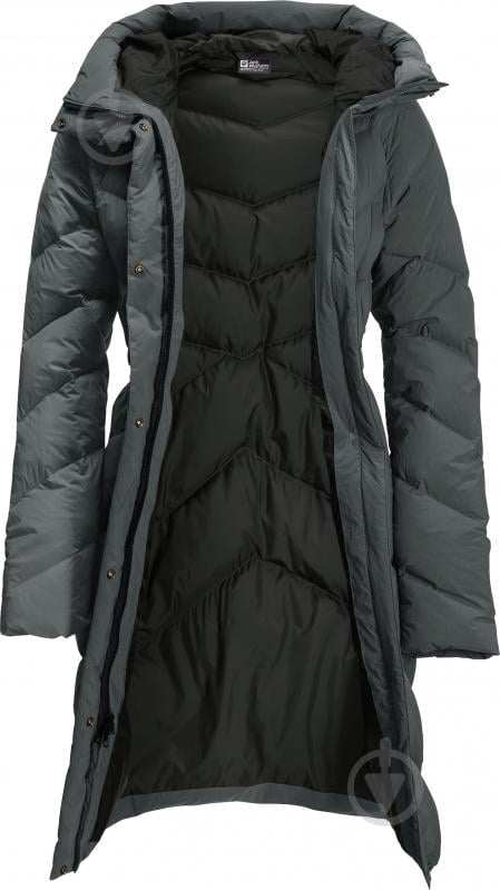 Пальто жіноче зимове Jack Wolfskin MARIENPLATZ COAT W 1206971_4136 р.L зелене - фото 9