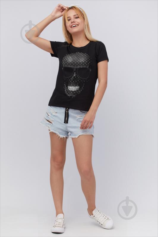 Футболка YAPPI Basic WB1065 р.M черный - фото 2