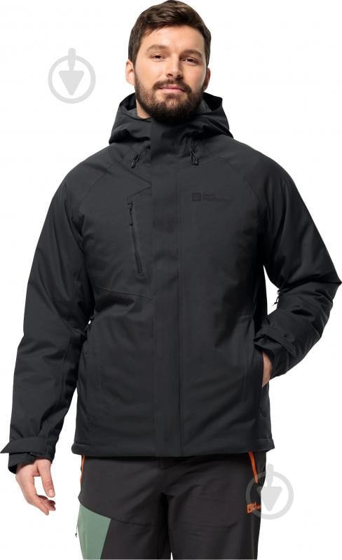 Куртка чоловіча зимова Jack Wolfskin TROPOSPHERE INS JKT M 1115321_6000 р.2XL черная - фото 1