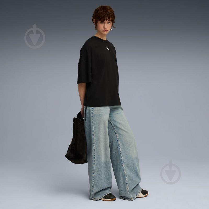 Футболка Puma DARE TO Oversized Ruched Tee 63214401 р.M чорний - фото 3 Футболка Puma DARE TO Oversized Ruched Tee 63214401 р.M чорний - фото 3