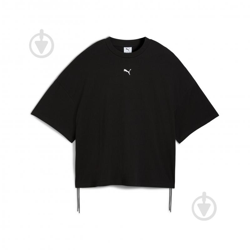 Футболка Puma DARE TO Oversized Ruched Tee 63214401 р.M чорний - фото 4 Футболка Puma DARE TO Oversized Ruched Tee 63214401 р.M чорний - фото 4