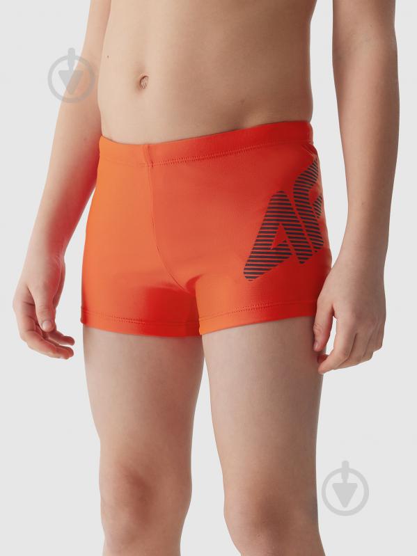 Плавки 4F SWIMMING TRUNKS M021 / KAPIELOWKI M021 4FJWSS24USWTM021-62S р.152 красный - фото 2