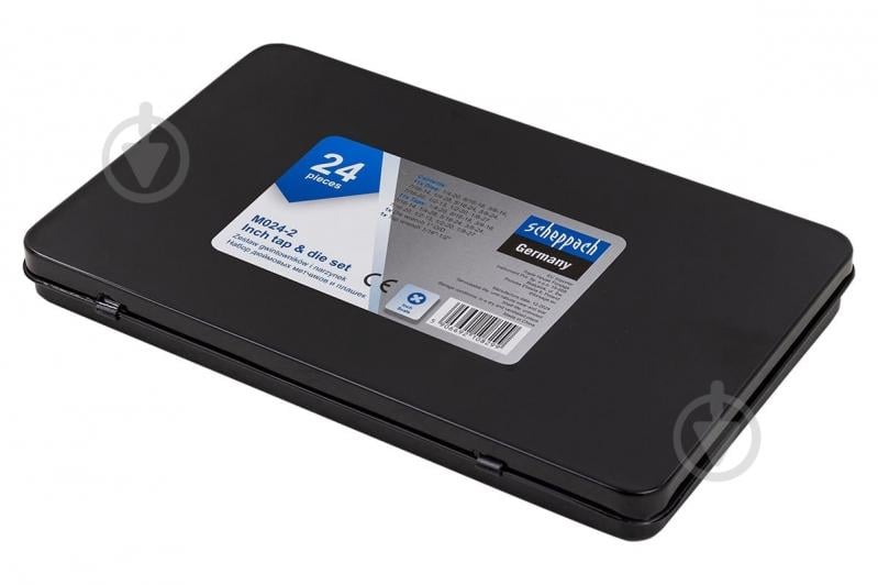 Набор метчиков и плашек дюймовый Scheppach 24 шт. SCH-M024-2 - фото 4