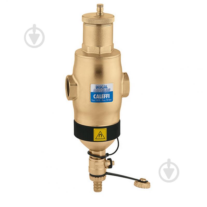 Дешламатор Caleffi 546107 деаєратор- з магнітом DISCALDIRTMAG® 1 1/4" 0-110°C 10 bar 5 m - фото 1