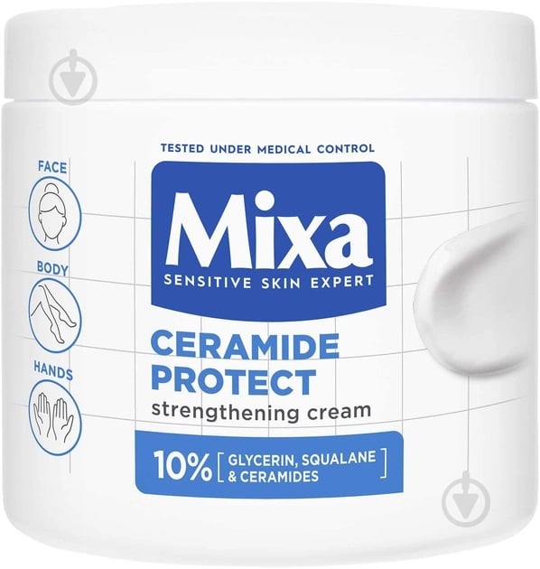 Крем Mixa Ceramide Protect з керамідами для дуже сухої шкіри 400 мл - фото 1