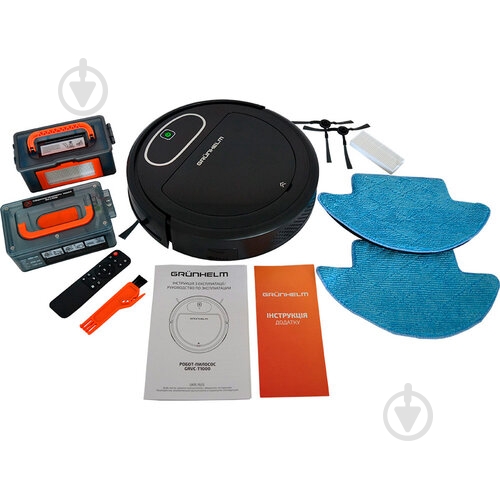 Робот-пилосос Grunhelm GRVC-T1000 black - фото 4 Робот-пилосос Grunhelm GRVC-T1000 black - фото 4