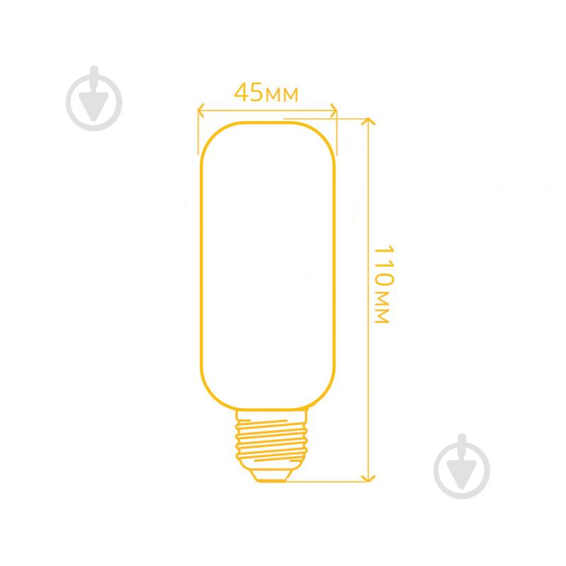 Лампа світлодіодна LightMaster Deco LB-569 4 Вт Т45 прозора E27 230 В 2200 К - фото 4