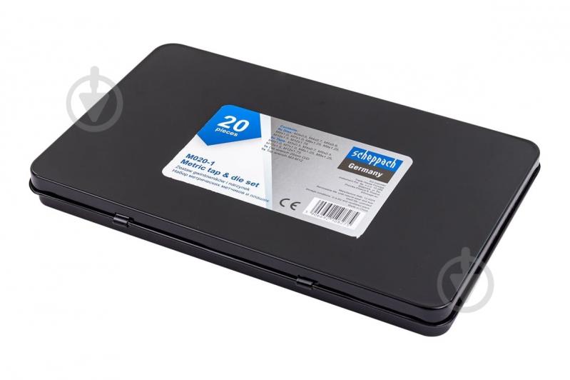 Набор метчиков и плашек метрический Scheppach 20 шт. SCH-M020-1 - фото 4 Набор метчиков и плашек метрический Scheppach 20 шт. SCH-M020-1 - фото 4