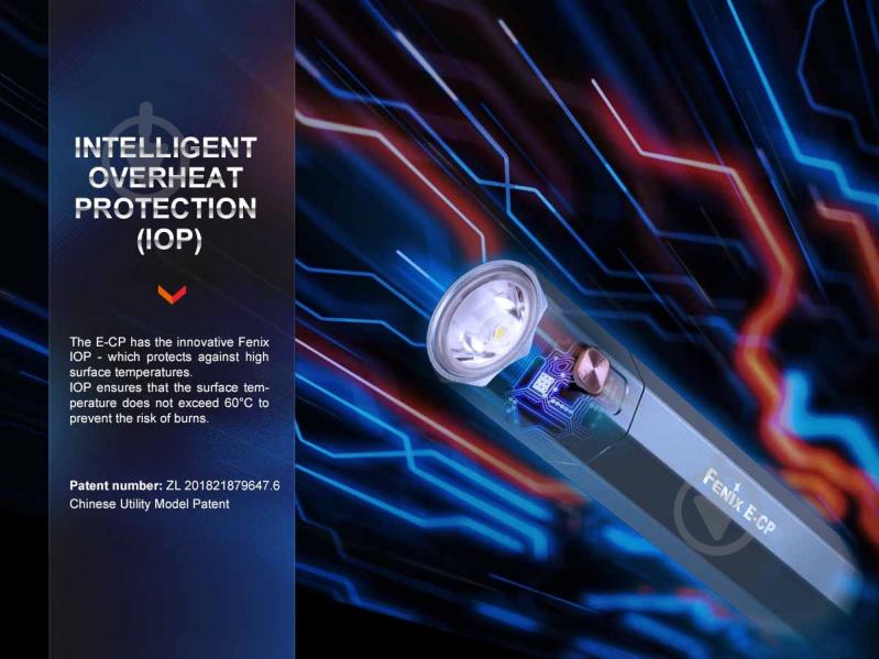 Фонарик Fenix ручной E-CP Blue (E-CPblue), 1600лм 1600 Lm голубой E-CPblue - фото 7