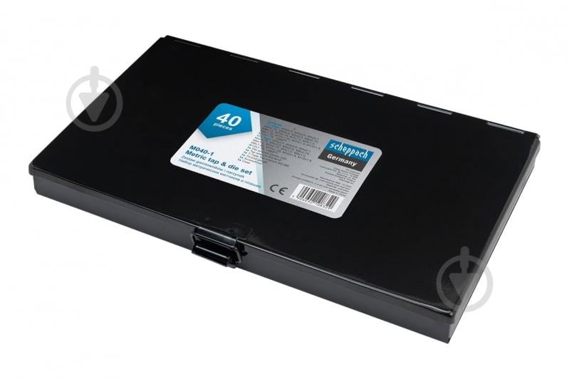 Набор метчиков и плашек метрический, в металлическом кейсе Scheppach 40 шт. SCH-M040-1 - фото 4 Набор метчиков и плашек метрический, в металлическом кейсе Scheppach 40 шт. SCH-M040-1 - фото 4