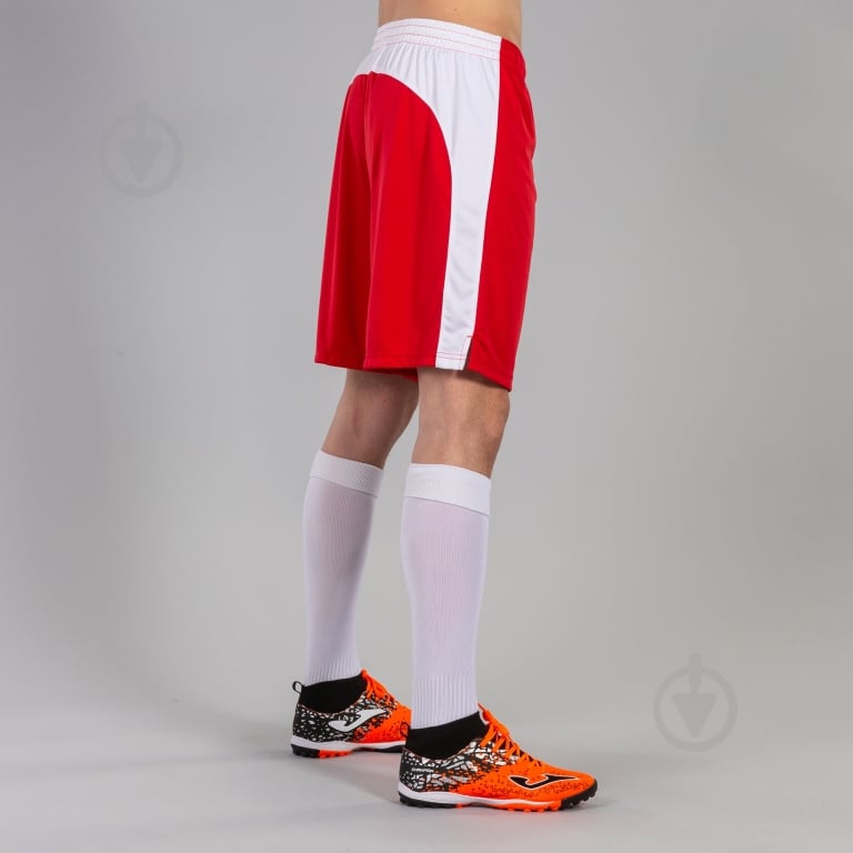 Шорти Joma TOKIO II SHORT RED-WHITE 100684.602 р. 6XS-5XS червоний - фото 5