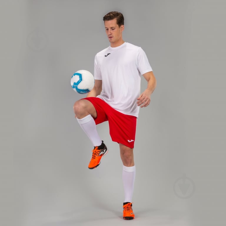 Шорти Joma TOKIO II SHORT RED-WHITE 100684.602 р. 6XS-5XS червоний - фото 6