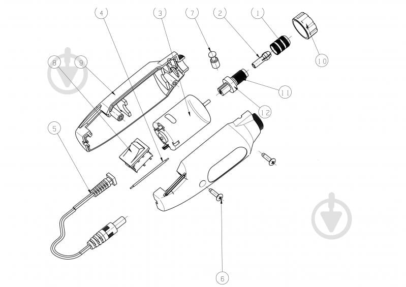 Шлифовально-гравировальное устройство Expert Tools CF1048 20133149 - фото 14