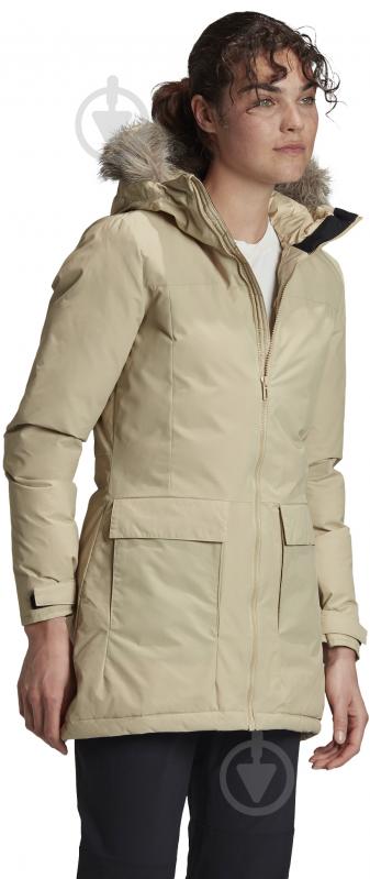 Куртка-парка женская зимняя Adidas W XPLORIC Parka GE7790 р.XS бежевая - фото 7