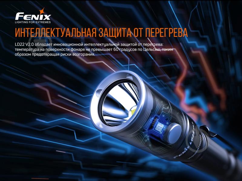 Фонарик Fenix ручной LD22 V2.0 (800лм) - фото 13