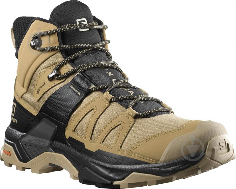 Ботинки Salomon X ULTRA 4 MID GTX L41294100 р.45 1/3 хаки - фото 1