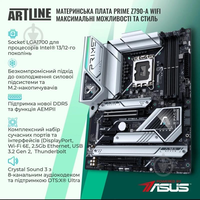 Рабочая станция Artline WorkStation W96 (W96v65) black - фото 12
