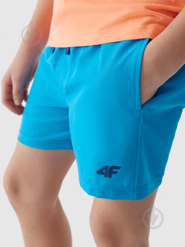 Шорты 4F BOARD SHORTS M066 / SZORTY KAPIELOWE M066 4FJWSS24UBDSM066-33S р. 146-152 синий - фото 2