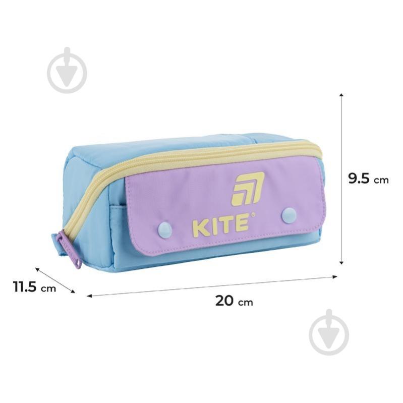 Пенал K25-2702-4 KITE голубой - фото 2