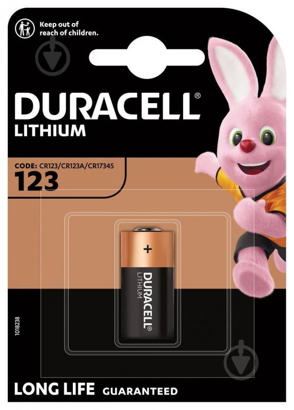 Батарейка Duracell литиевая High Power CR123 - фото 2