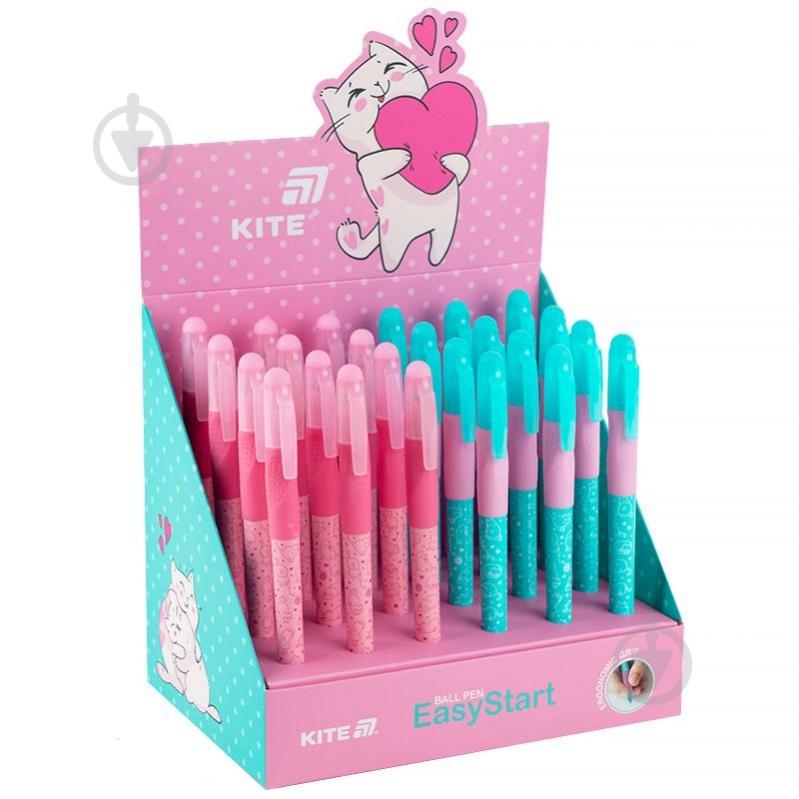 Ручка шариковая KITE EasyStart Kitty K25-099-2 - фото 2