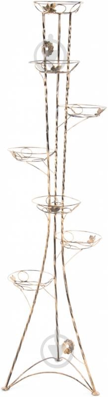 Подставка для растений ВКВ-Сервіс на 7 горшков Башня №7 45х45x175 см - фото 1