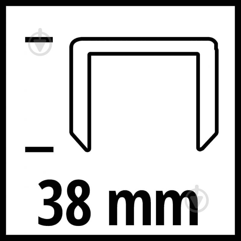 Скобы для электростеплера Einhell 38 мм тип 90 3000 шт. 4137876 - фото 3