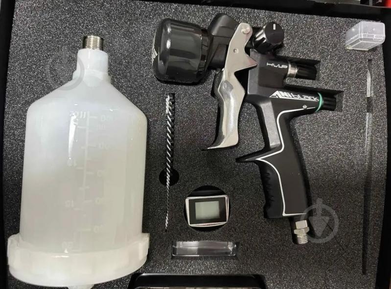 Краскопульт пневматический ANI ANI BLACK S HVLP 1,3 1/4MG AH141744 - фото 4 Краскопульт пневматический ANI ANI BLACK S HVLP 1,3 1/4MG AH141744 - фото 4