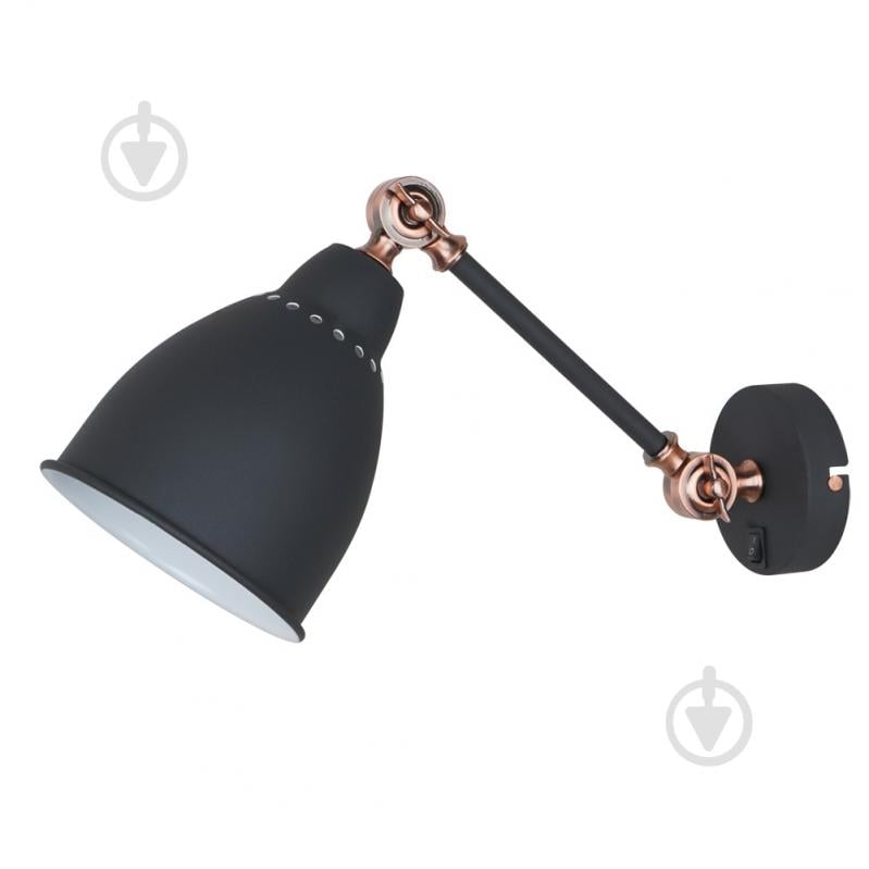 Бра Arte Lamp 1x60 Вт E27 графіт A2054AP-1BK - фото 1