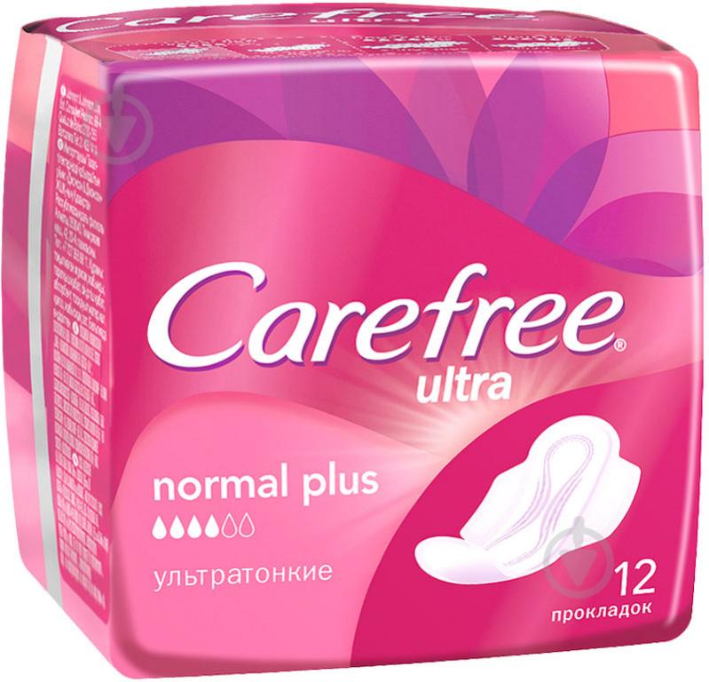 Прокладки гигиенические Carefree Ultra normal plus 12 шт. - фото 1