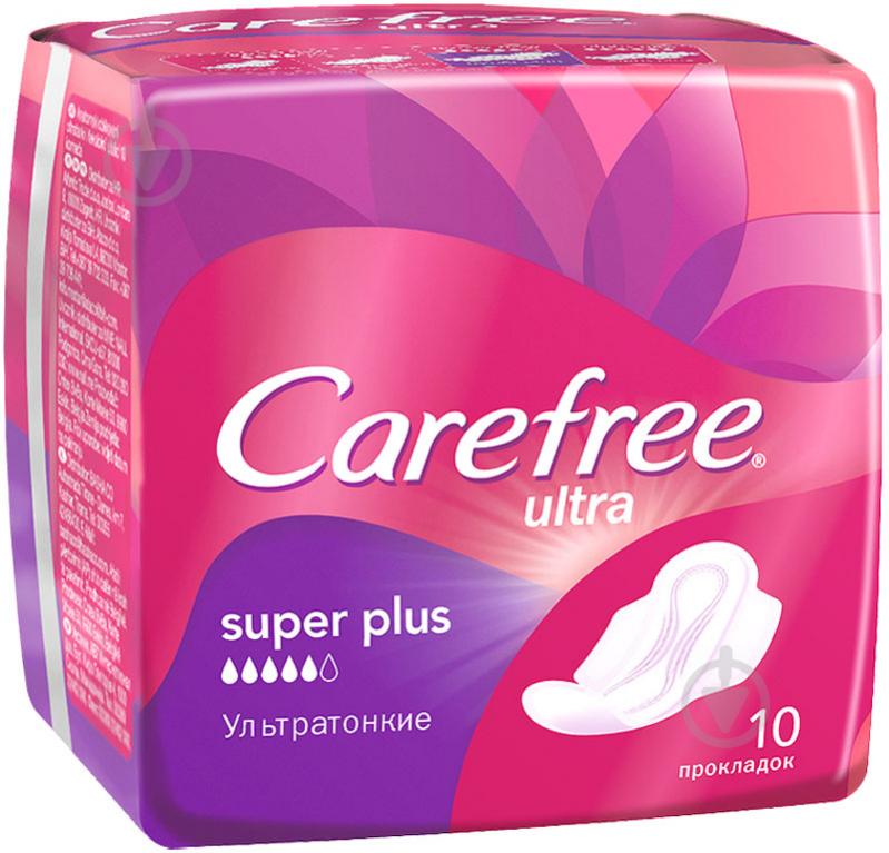 Прокладки гигиенические Carefree Ultra super plus 10 шт. - фото 1