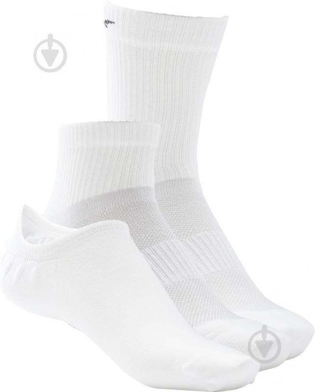 Носки Reebok Te All Purpose Sock GH0405 р.XS белый 3 шт. - фото 1