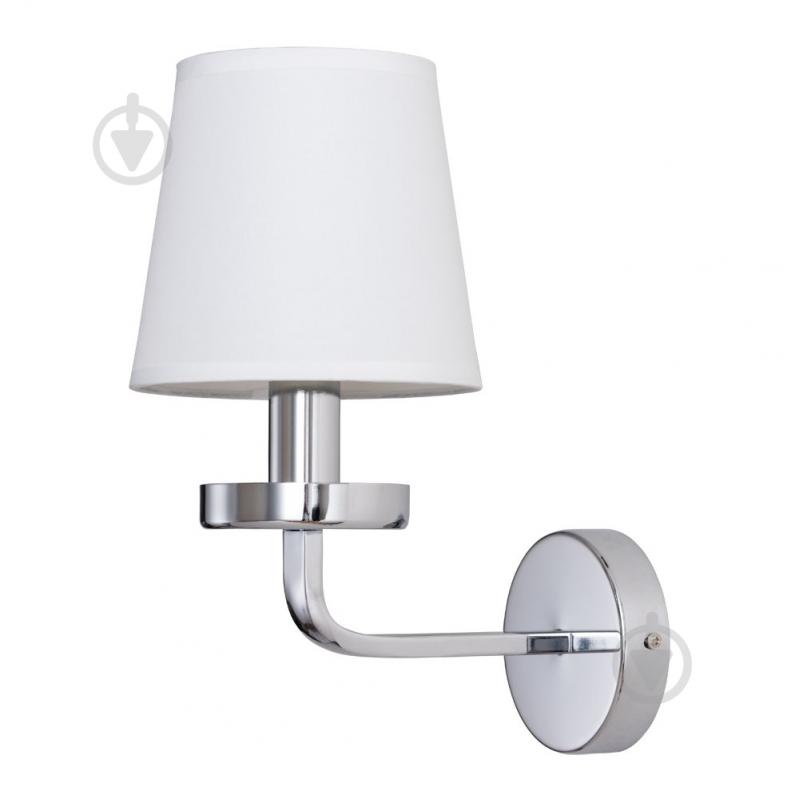 Бра Arte Lamp 1x60 Вт E14 білий/хром A3260AP-1CC - фото 1