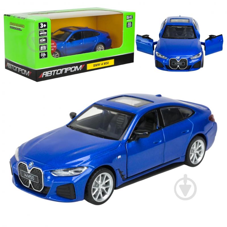 Машинка Автопром 1:34 BMW i4 M50 68720 - фото 1