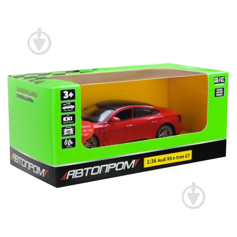 Машинка Автопром 1:36 Audi E-tron GT 68721 - фото 9