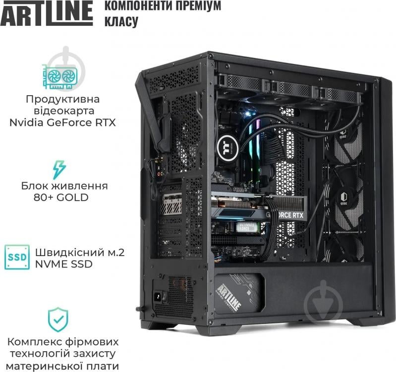 Рабочая станция Artline WorkStation W97 (W97v43Win) black - фото 7