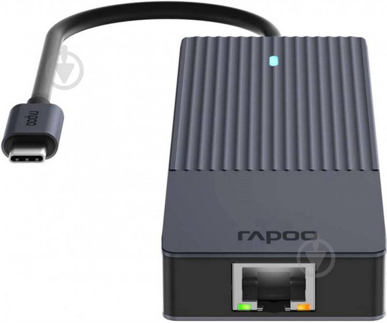 USB-хаб RAPOO USB-C UCM-2002 6 в 1 - фото 3