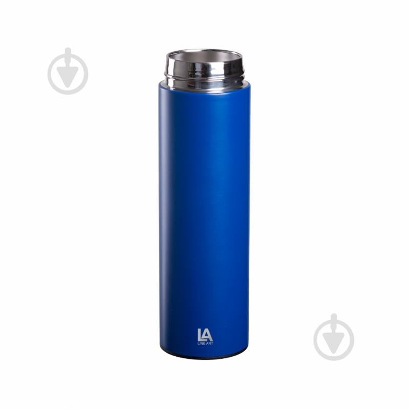 Термос Line Art Cusco з індикатором температури 500 мл синій - фото 2 Термос Line Art Cusco з індикатором температури 500 мл синій - фото 2
