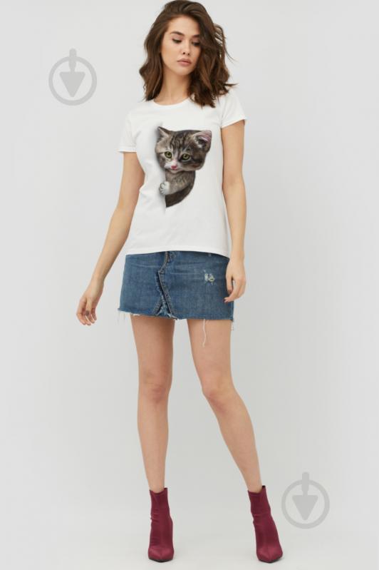 Футболка YAPPI Basic WW1243 р.S белый - фото 2