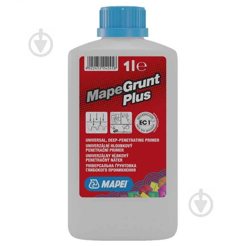 Ґрунтовка універсальна Mapei глибокопроникаюча Mapegrunt Plus 1 л - фото 1