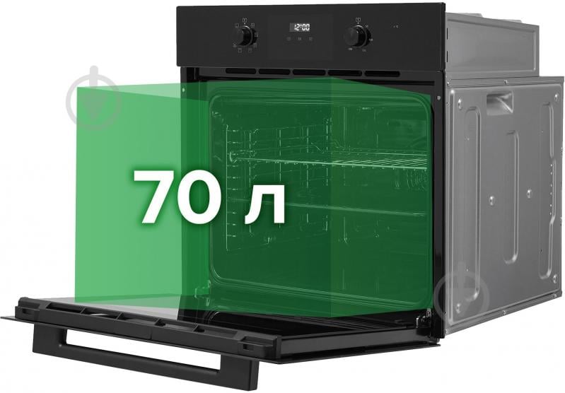 Комплект встраиваемой техники Interline Духовой шкаф OEG 581 ECR BA + Газовая варочная панель SGV 584 MCH BA + Вытяжка TEFFI SLIM BL A/60/GL/PB + Посудомоечная машина DWI 664 P1 TSH GA+ - фото 6