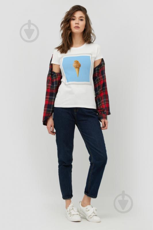 Футболка YAPPI Basic WW1279 р.S белый - фото 2