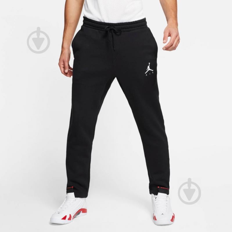 Брюки Jordan M J JUMPMAN FLEECE OH PANT AV3160-010 р. 2XL черный - фото 1