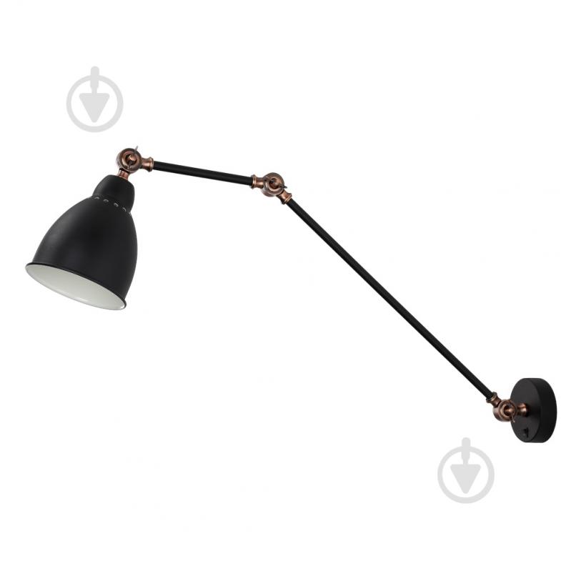 Бра Arte Lamp 1x60 Вт E27 черный A2055AP-1BK - фото 3