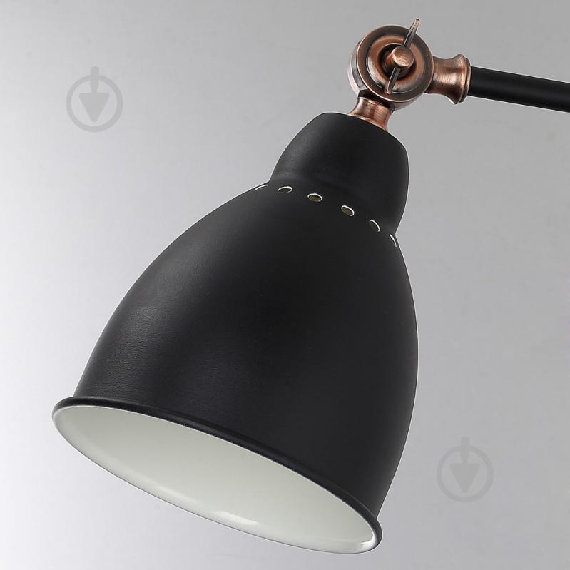 Бра Arte Lamp 1x60 Вт E27 черный A2055AP-1BK - фото 2