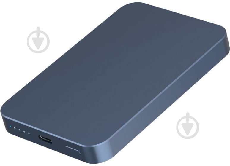 Повербанк Gelius Nexus Magnetic Wireless Charge 15W GP-PBW110i 5000 mAh blue (00000098435) - фото 7